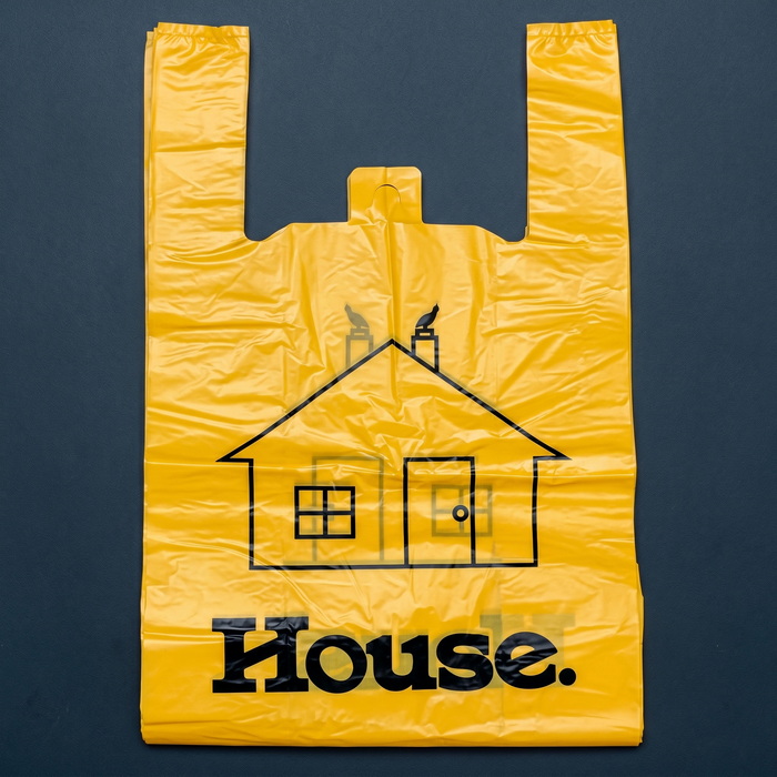 ถูงหูหิ้วสี Colored Bag with printed